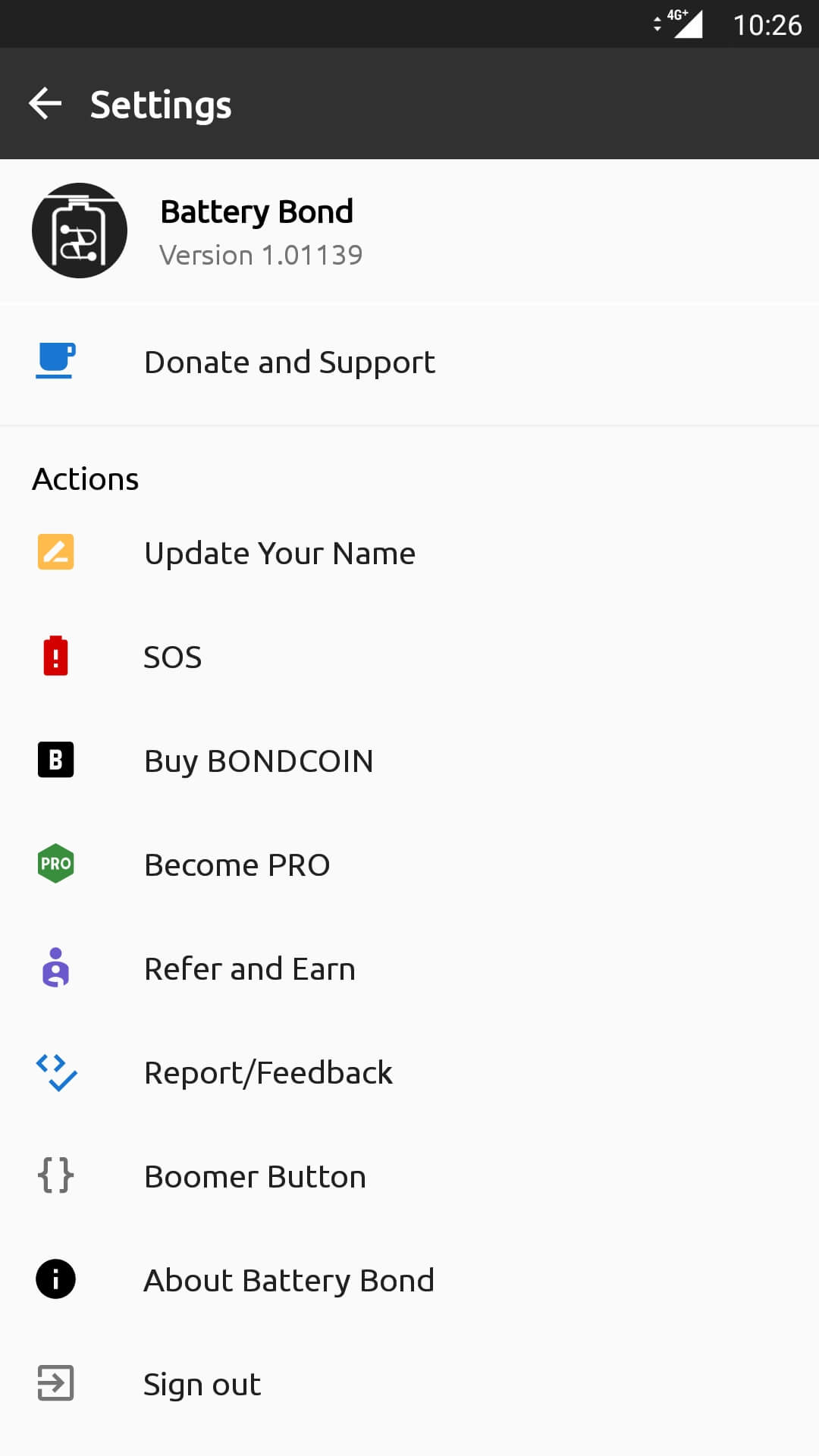 Battery Bond App - SOS Alerts